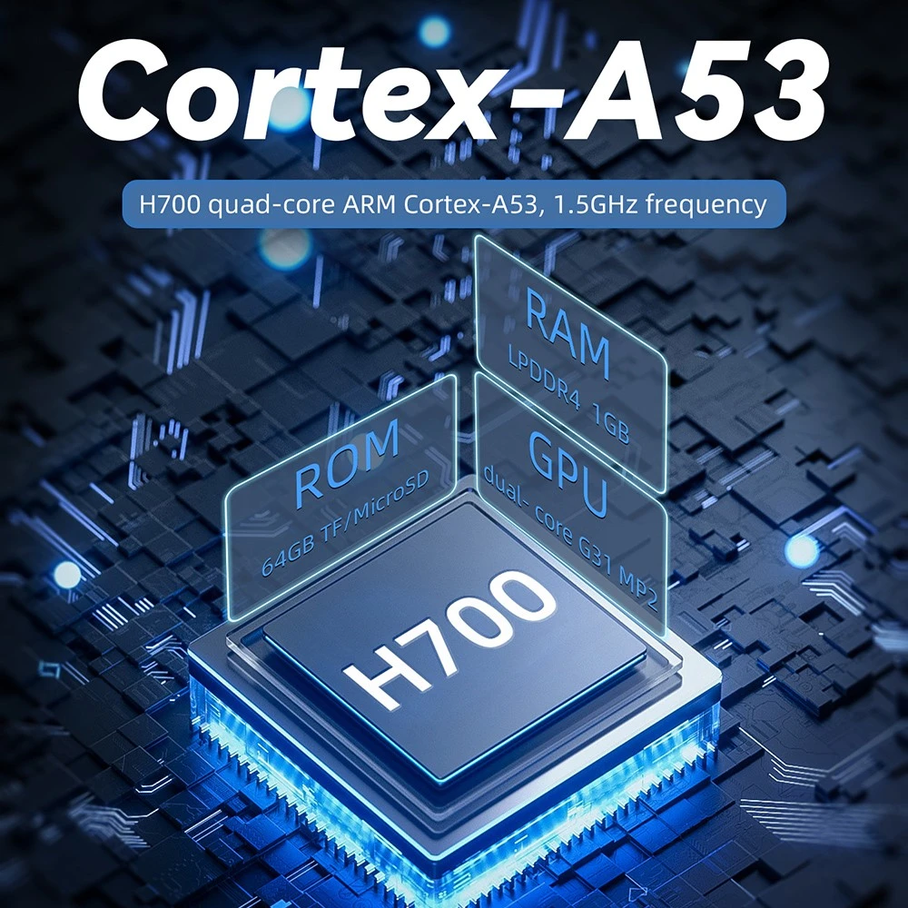 Consola retro portabila ANBERNIC RG40XX H cu jocuri, quad core Cortex-A53 1.5GHz, 1GB LPDDR4, IPS LCD 4" 640x480, 3200 mAh, WiFi 5, Bluetooth 4.2, gri [16]