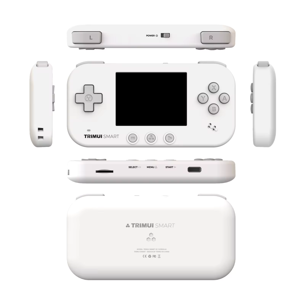 Consola retro portabila TRIMUI Smart 64GB cu jocuri, Cortex-A7 1.2GHz, 128MB LPDDR4, IPS LCD 2.4" 320x240, 1000 mAh, WiFi 4, Bluetooth 4.0, alb [2]