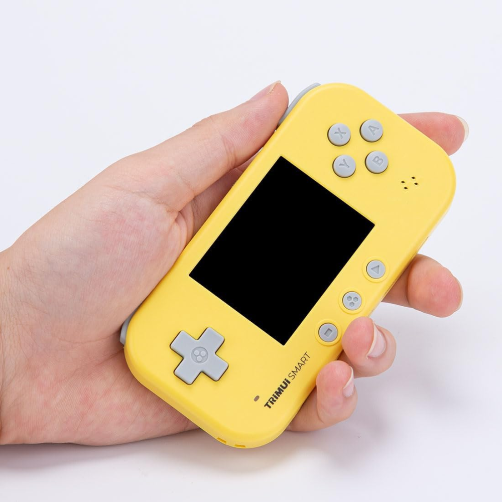 Consola retro portabila TRIMUI Smart 64GB cu jocuri, Cortex-A7 1.2GHz, 128MB LPDDR4, IPS LCD 2.4" 320x240, 1000 mAh, WiFi 4, Bluetooth 4.0, galben [4]