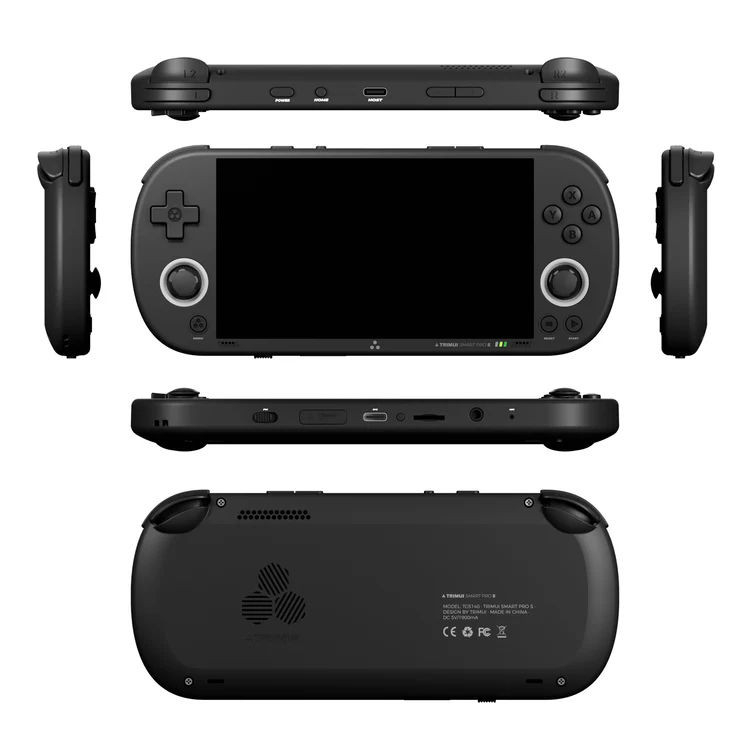Consola retro portabila TRIMUI Smart Pro S, Allwinner A523 2GHz, 1GB LPDDR4X, IPS LCD 4.96" 1280x720, 5000 mAh, WiFi 6, Bluetooth 5.4, negru [8]