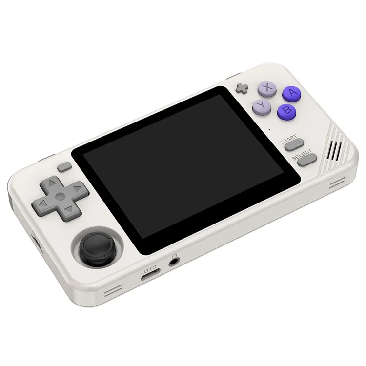 Consola retro Powkiddy RGB10X 64GB cu jocuri, quad core Cortex-A35 1.5GHz, 1GB RAM, IPS LCD 3.5" 640x480 4:3, acumulator 2800 mAh, gri, portabila [3]