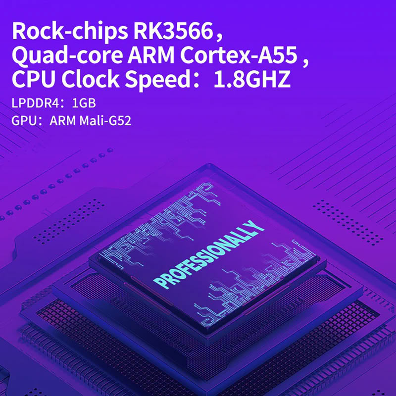 Consola retro Powkiddy X35H 64GB cu jocuri, quad core Cortex-A55 2.0GHz, 1GB RAM, IPS LCD 3.5" 640x480 4:3, acumulator 3000 mAh, bluetooth, albastra, portabila [2]