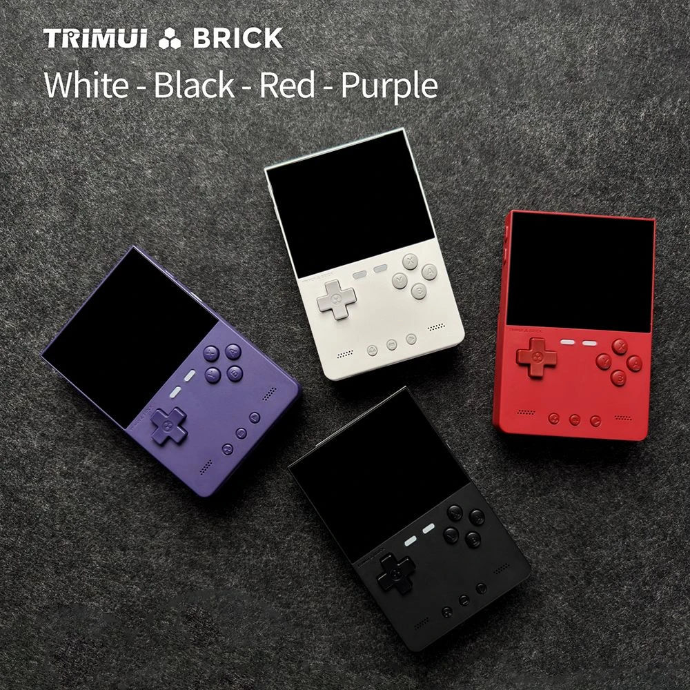 Consola retro TRIMUI Brick 64GB cu jocuri, quad core Cortex-A53 2.0GHz, 1GB RAM, IPS LCD 3.2" 1024x768 4:3, acumulator 3000 mAh, WiFi, Bluetooth, indigo, portabila [13]
