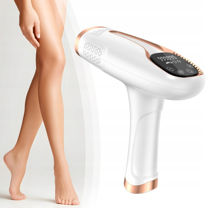 Epilator IPL Clavi, 999 999 Pulsatii, Epilare Definitiva, pentru Femei si Barbati, 5 Trepte de Intensitate, Indeparteaza Parul de pe Corp, Brate, Picioare, Axila, Facial si Inghinal, Alb [7]