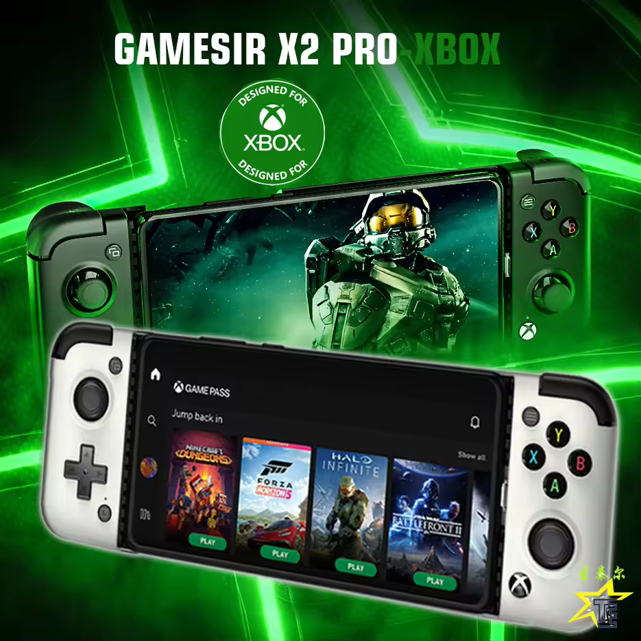 Gamepad GameSir X2 Pro Alb, pentru telefonul mobil, triggere analogice cu hall effect, butoane Kailh Microswitch, joystick-uri Alps 3D, incarcare Pass-through pe USB-C [9]