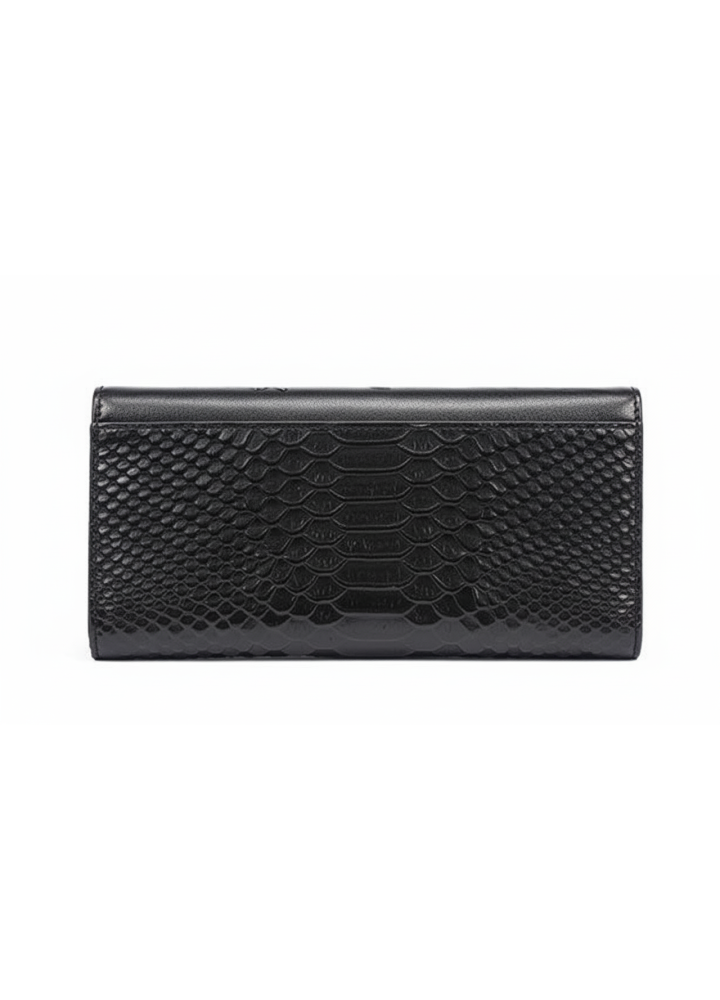 Portofel Dama Clavi, Piele Naturala, Imprimare 3D Libelula, Multicolor, 19x9.5x2.5 cm [4]