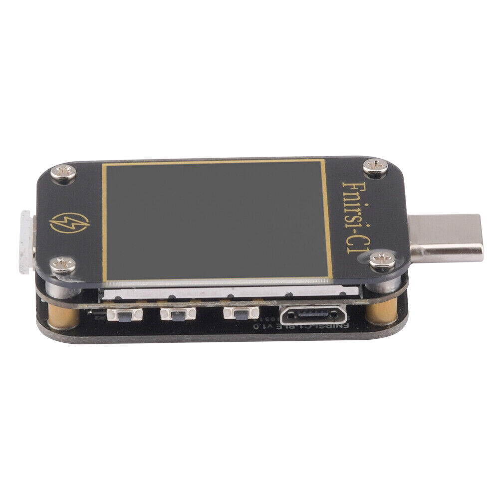 Tester USB Type-C FNIRSI C1, masoara curentul si tensiunea, detecteaza protocolul de incarcare pe USB, capacitatea de incarcare, precis, compact (cu bluetooth) [3]