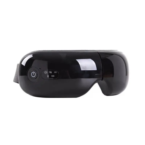 Ingrijire personala - Aparat de Masaj pentru Ochi Clavi, Bluetooth, Muzica Ambientala, 4 Moduri de Masaj, Compresie Termica, Presopunctura, Perne de Aer, Vibratii, Reincarcabil USB, Banda Reglabila, Relaxare si Stimulare Vizuala, Negru