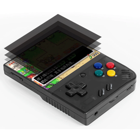 Consola de joc Miyoo Mini Plus, culoare neagra, portabila, suport pentru 15+ emulatoare retro [7]