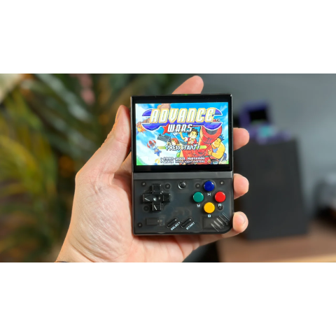 Consola de joc Miyoo Mini Plus, culoare neagra, portabila, suport pentru 15+ emulatoare retro [9]