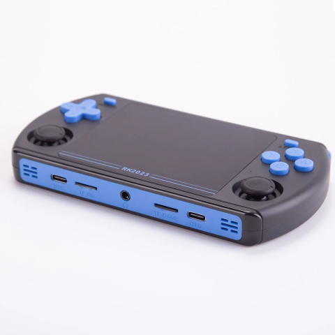 Consola de jocuri retro Powkiddy RK2023 128GB, culoare neagra, portabila, suport pentru 23+ emulatoare retro [9]