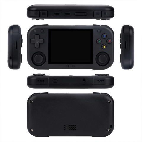 Consola de retro gaming Magicx Mini Zero 28 V2, quad core 1.8 GHz, 2GB RAM, IPS LCD 2.8" 640x480, 2900mAh, WiFi, negru [2]