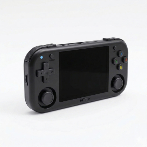 Consola de retro gaming Magicx Mini Zero 28 V2, quad core 1.8 GHz, 2GB RAM, IPS LCD 2.8" 640x480, 2900mAh, WiFi, negru [3]