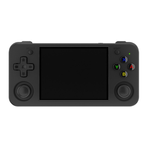 Consola portabila retro ANBERNIC RG35XX H cu jocuri, quad core Cortex-A53 1.5GHz, 1GB LPDDR4, IPS LCD 3.5" 640x480, 3300 mAh, WiFi 5, Bluetooth 4.2, negru [1]