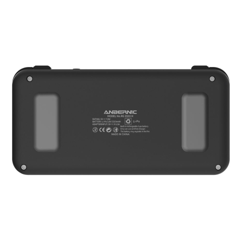 Consola portabila retro ANBERNIC RG35XX H cu jocuri, quad core Cortex-A53 1.5GHz, 1GB LPDDR4, IPS LCD 3.5" 640x480, 3300 mAh, WiFi 5, Bluetooth 4.2, negru [2]
