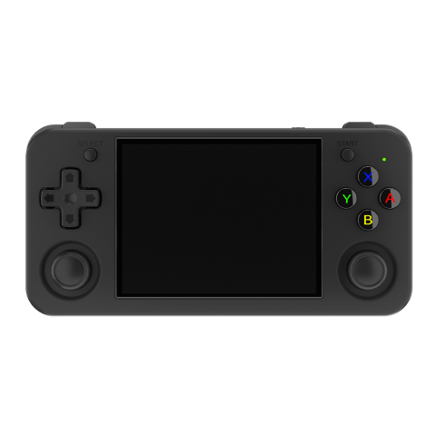 Consola portabila retro ANBERNIC RG35XX H cu jocuri, quad core Cortex-A53 1.5GHz, 1GB LPDDR4, IPS LCD 3.5" 640x480, 3300 mAh, WiFi 5, Bluetooth 4.2, negru [1]