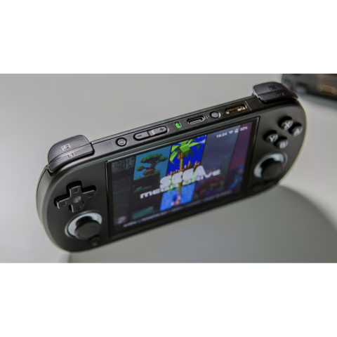 Consola retro portabila ANBERNIC RG40XX H cu jocuri, quad core Cortex-A53 1.5GHz, 1GB LPDDR4, IPS LCD 4" 640x480, 3200 mAh, WiFi 5, Bluetooth 4.2, negru [4]