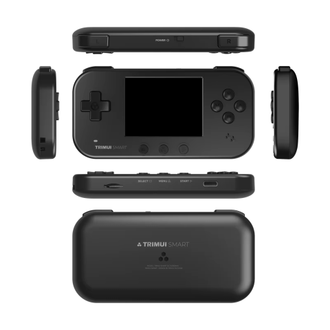 Consola retro portabila TRIMUI Smart 64GB cu jocuri, Cortex-A7 1.2GHz, 128MB LPDDR4, IPS LCD 2.4" 320x240, 1000 mAh, WiFi 4, Bluetooth 4.0, negru [2]