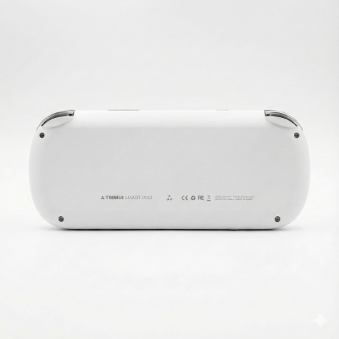 Consola retro portabila TRIMUI Smart Pro cu jocuri, quad core Cortex-A35 1.8GHz, 1GB LPDDR4, IPS LCD 4.96" 1280x720, 5000 mAh, WiFi 5, alb [2]