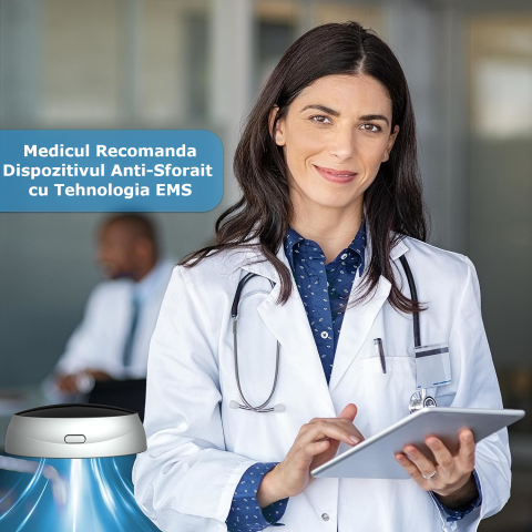 Dispozitiv Inteligent Anti-Sforait Clavi, Portabil, Tehnologie EMS, Imbunatateste Calitatea Somnului, Detecteaza Sforaitul, Regleaza Ritmul Respiratiei, Amelioreaza Apneea, USB, Negru [2]