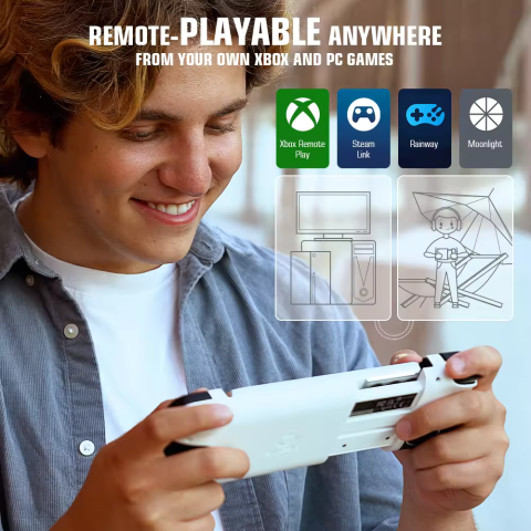 Gamepad GameSir X2 Pro Alb, pentru telefonul mobil, triggere analogice cu hall effect, butoane Kailh Microswitch, joystick-uri Alps 3D, incarcare Pass-through pe USB-C [9]