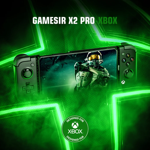Gamepad GameSir X2 Pro Negru, pentru telefonul mobil, triggere analogice cu hall effect, butoane Kailh Microswitch, joystick-uri Alps 3D, incarcare Pass-through pe USB-C [12]