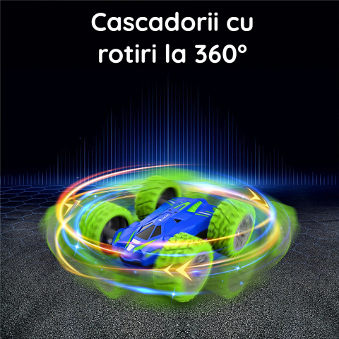 Masinuta cu telecomanda Eachine EC07 cu doua fete, speciala pentru cascadorii si drifturi [8]