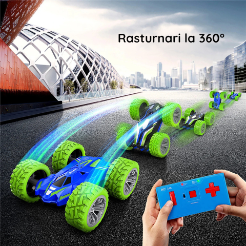 Masinuta cu telecomanda Eachine EC07 cu doua fete, speciala pentru cascadorii si drifturi [9]