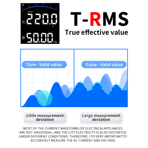 Multimetru digital FNIRSI S1, masoara tensiunea, intensitatea, rezistenta, capacitatea, temperatura, testarea continuitatii, portabil, precis, compact [5]