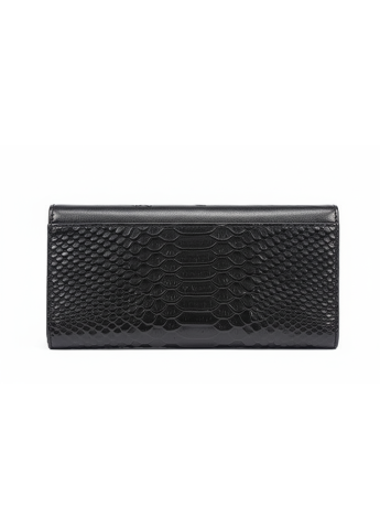 Portofel Dama Clavi, Piele Naturala, Imprimare 3D Libelula, Multicolor, 19x9.5x2.5 cm [3]