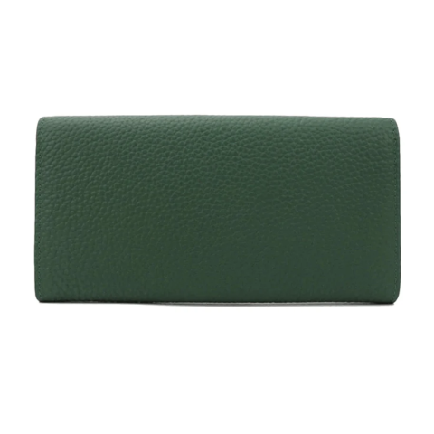 Portofel de Dama din Piele Naturala Clavi, Moale, Delicat, Protectie RFID, Mini Clutch, Dimensiuni 19x10.5x3 cm, Verde Inchis [4]