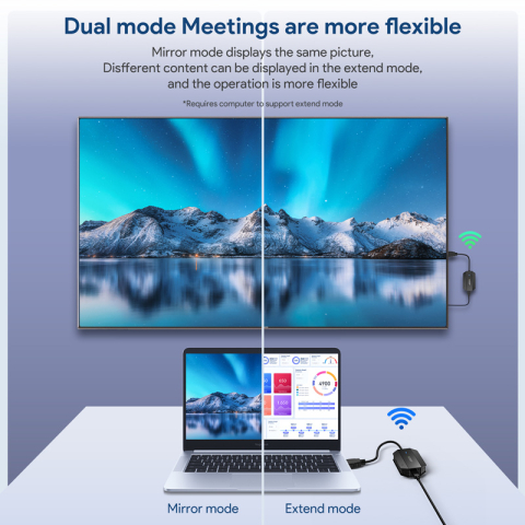 Set adaptoare extender wireless HDMI cu transmitator si receptor, Full HD, 1080p, 60Hz [9]