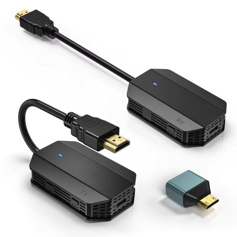 Set adaptoare extender wireless HDMI cu transmitator si receptor, Full HD, 1080p, 60Hz [2]