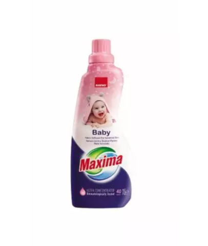 Detergenti haine si textile - Balsam de rufe ultra concentrat Sano Baby, 1L (40 spalari)