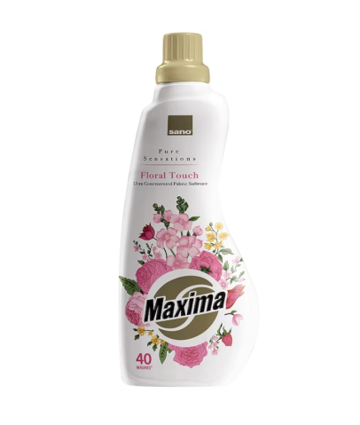 Detergenti haine si textile - Balsam de rufe ultra concentrat, Sano Floral Touch, 1L (40 spalari)