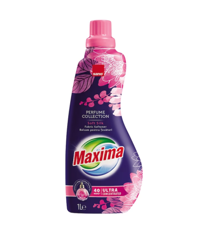 Detergenti haine si textile - Balsam de rufe ultra concentrat, Sano Soft Silk, 1L (40 spalari)