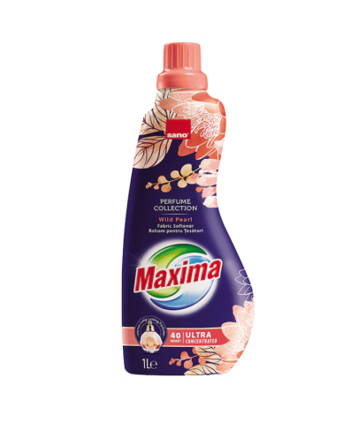 Detergenti haine si textile - Balsam de rufe ultra concentrat, Sano Wild Pearl, 1L (40 spalari)