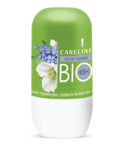 Pentru corp - Careline Bio Roll-On, Deodorant, Secret Garden, 75 ml