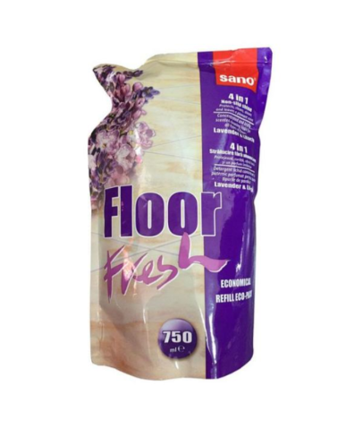 Detergent pardoseala - Detergent concentrat pentru pardoseli- SANO Floor Fresh Liliac, rezerva 750 ml