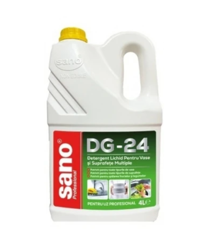 Bucatarie - Detergent lichid vase si multisuprafete Professional Sano DG-24, 4L