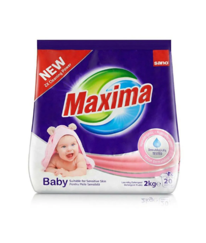 Baie - Detergent pudra de rufe Sano Maxima Baby, 2 kg
