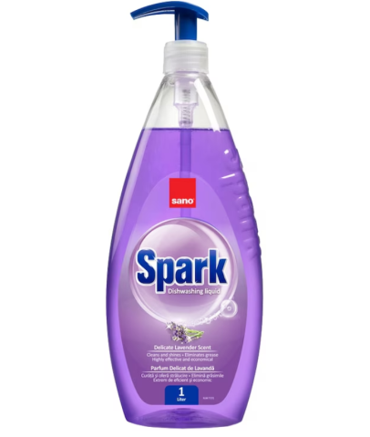 Bucatarie - Detergent vase Spark Lavanda, 1 L
