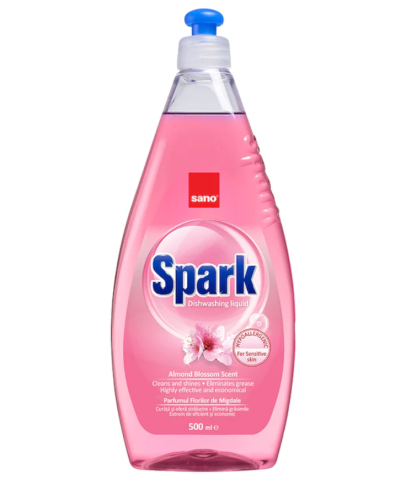 Bucatarie - Detergent vase Spark Migdale, 500 ml