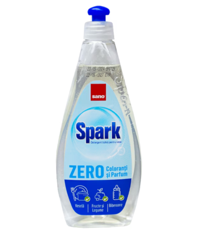 Bucatarie - Detergent vase Spark Zero, fara coloranti si parfumanti, 500 ml