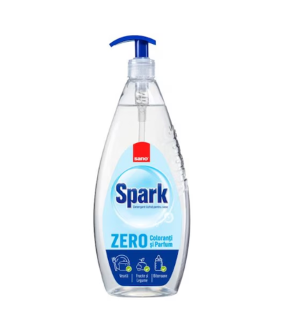 Bucatarie - Detergent vase Spark Zero, fara coloranti si parfumanti, 700 ml