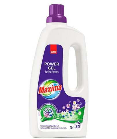 Detergenti Rufe - Detergent automat- Sano Maxima Power Gel (Spring Flowers), 1L