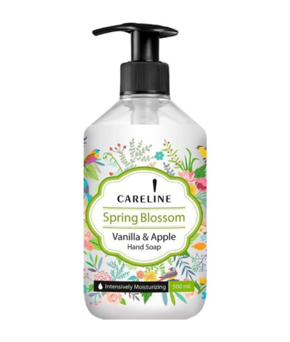 Pentru corp - Sapun lichid vanilie si mar, 500 ml, Spring Blossom Careline