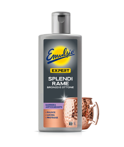 Intretinere mobilier si alte obiecte - Splendi Rame Bronzo e Ottone 200ml - Emulsie cupru, bronz si alama 200ml