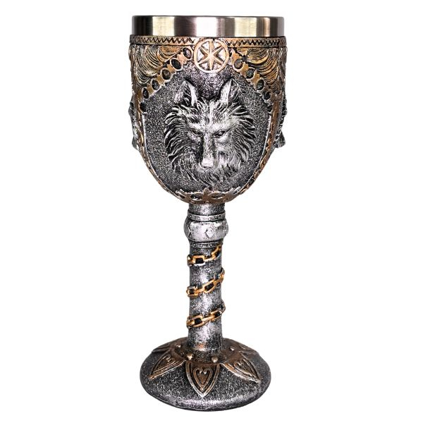 Lumânare Parfumată Pocal Medieval cu Lupi [2]