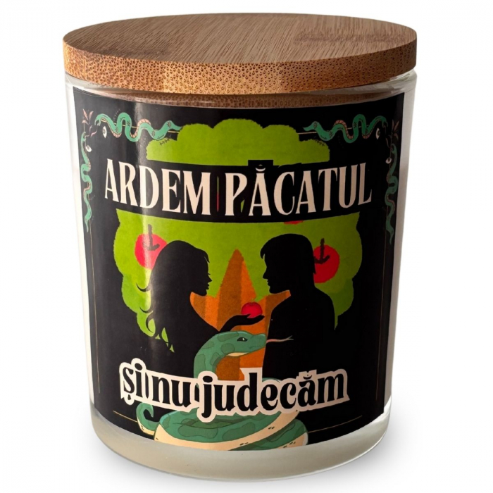 Lumânare Parfumată Naturală Ardem Păcatul [3]
